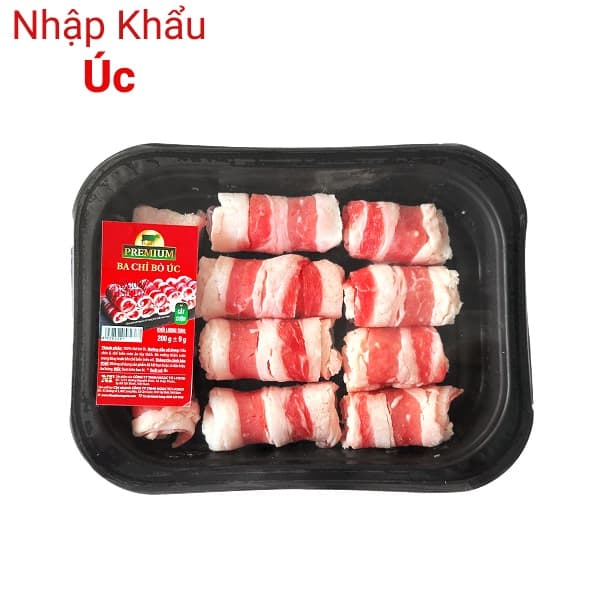Đông lạnh - bò (ba chỉ)